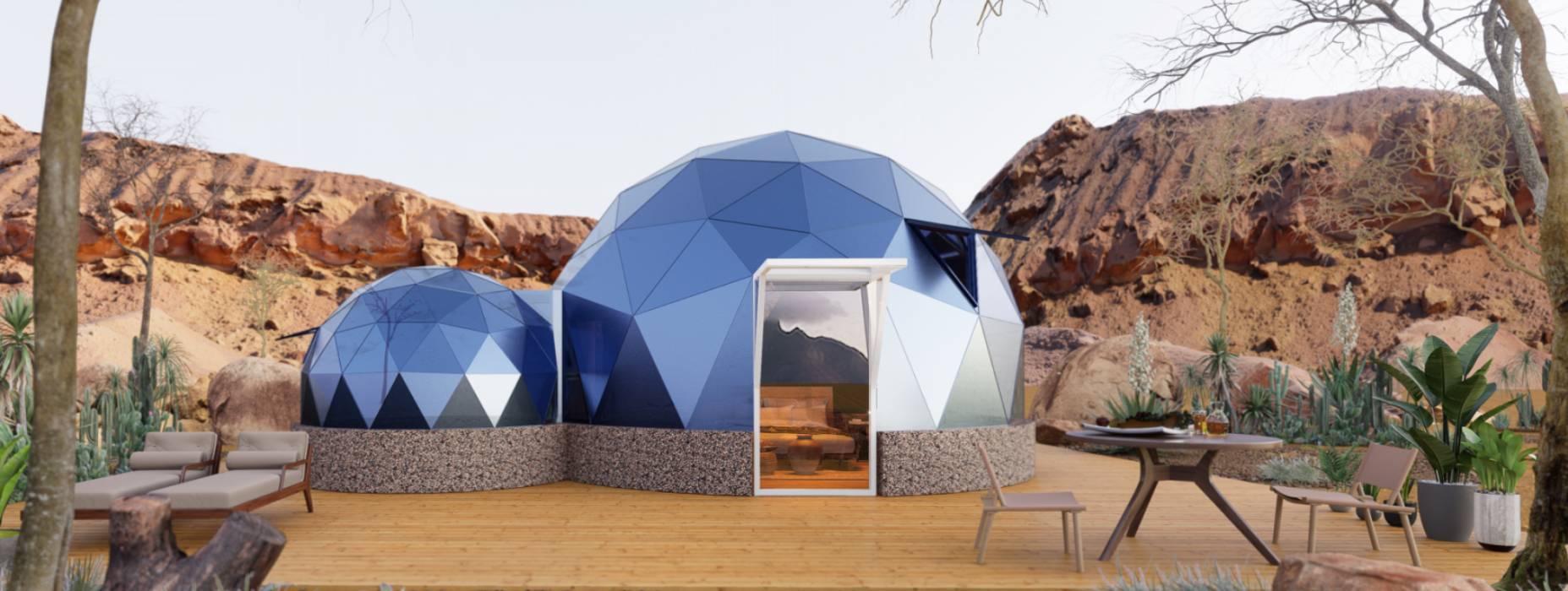 平山区球形智能光伏玻璃星空房